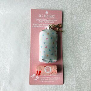 OCS designs Heart dog waste bag holder with 2 rolls waste  bags